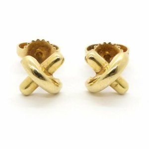 Paloma Picasso 18k Yellow Gold Kiss Earrings 2.6g